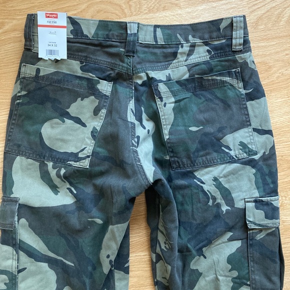 Wrangler Fleece Lined Khaki Camo Pants 